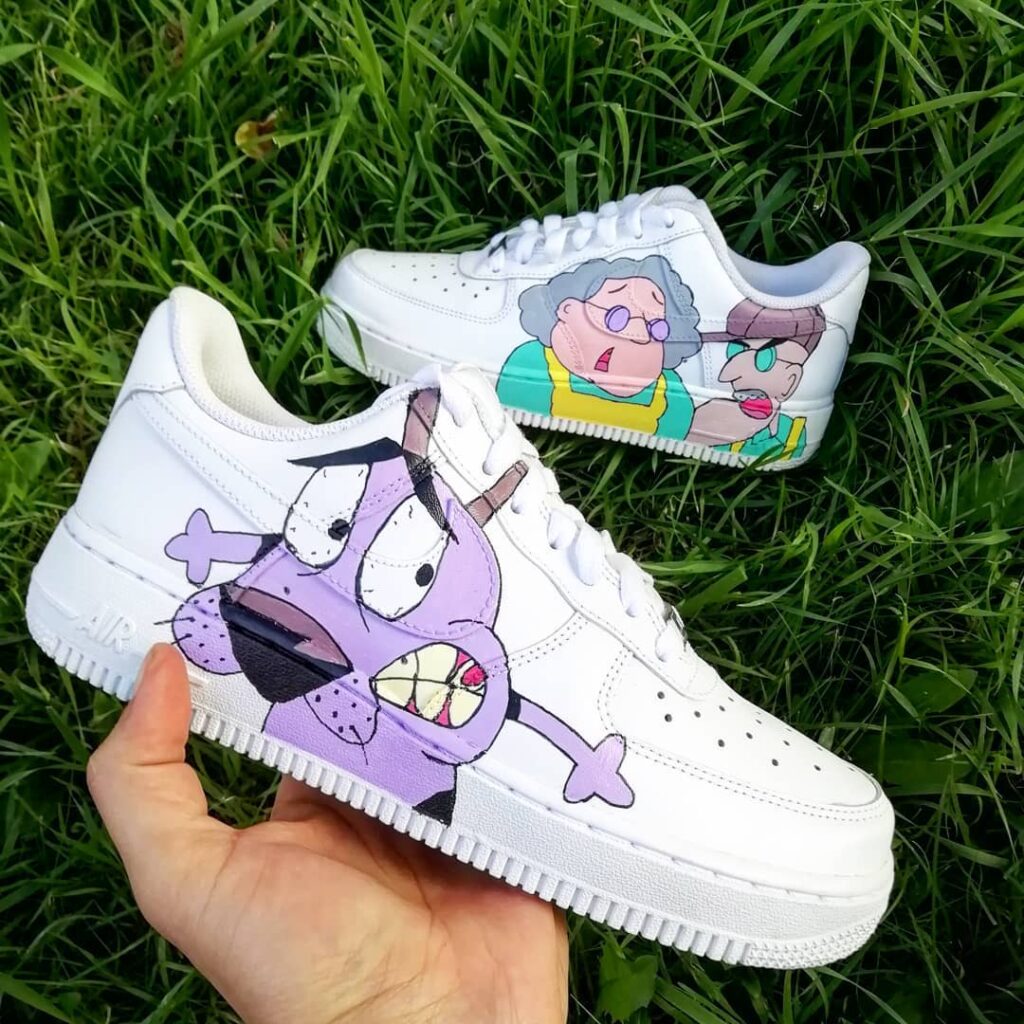 Courage the Cowardly Dog Air Force 1 Custom Daniel Customs