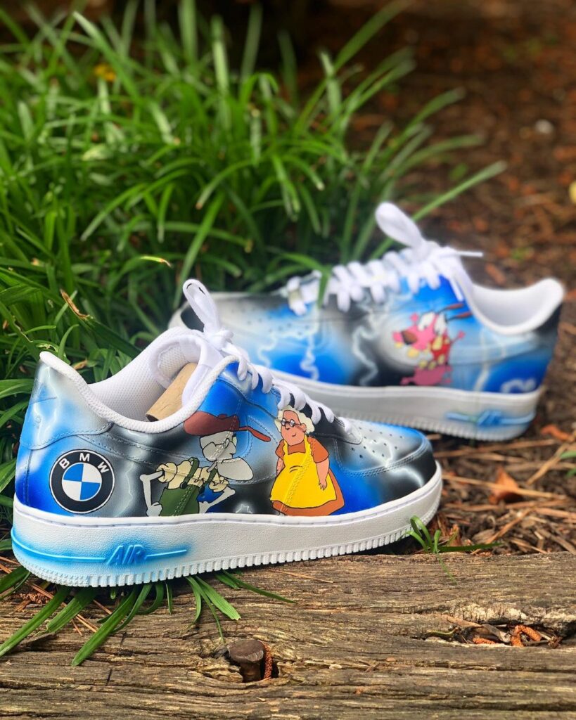 Courage the Cowardly Dog Air Force 1 Custom Daniel Customs