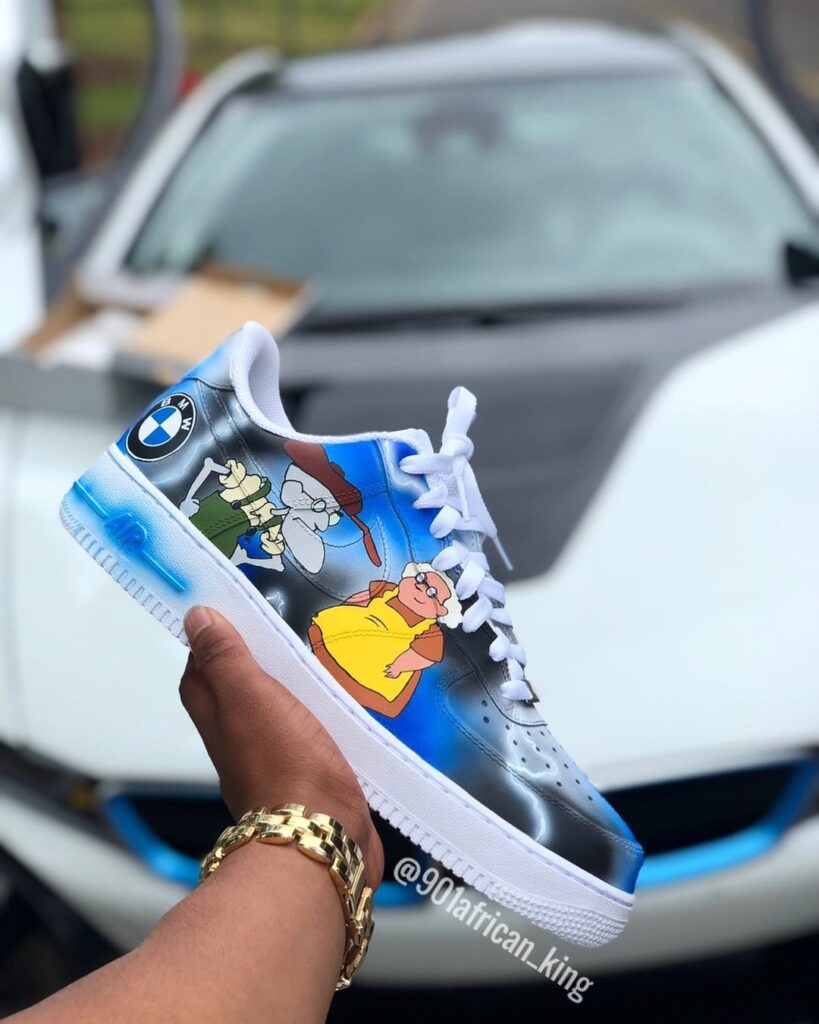 Courage the Cowardly Dog Air Force 1 Custom Daniel Customs