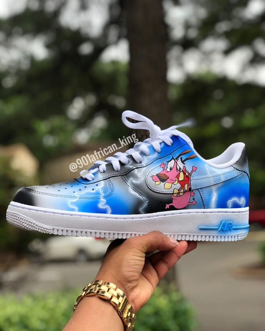 Courage the Cowardly Dog Air Force 1 Custom Daniel Customs