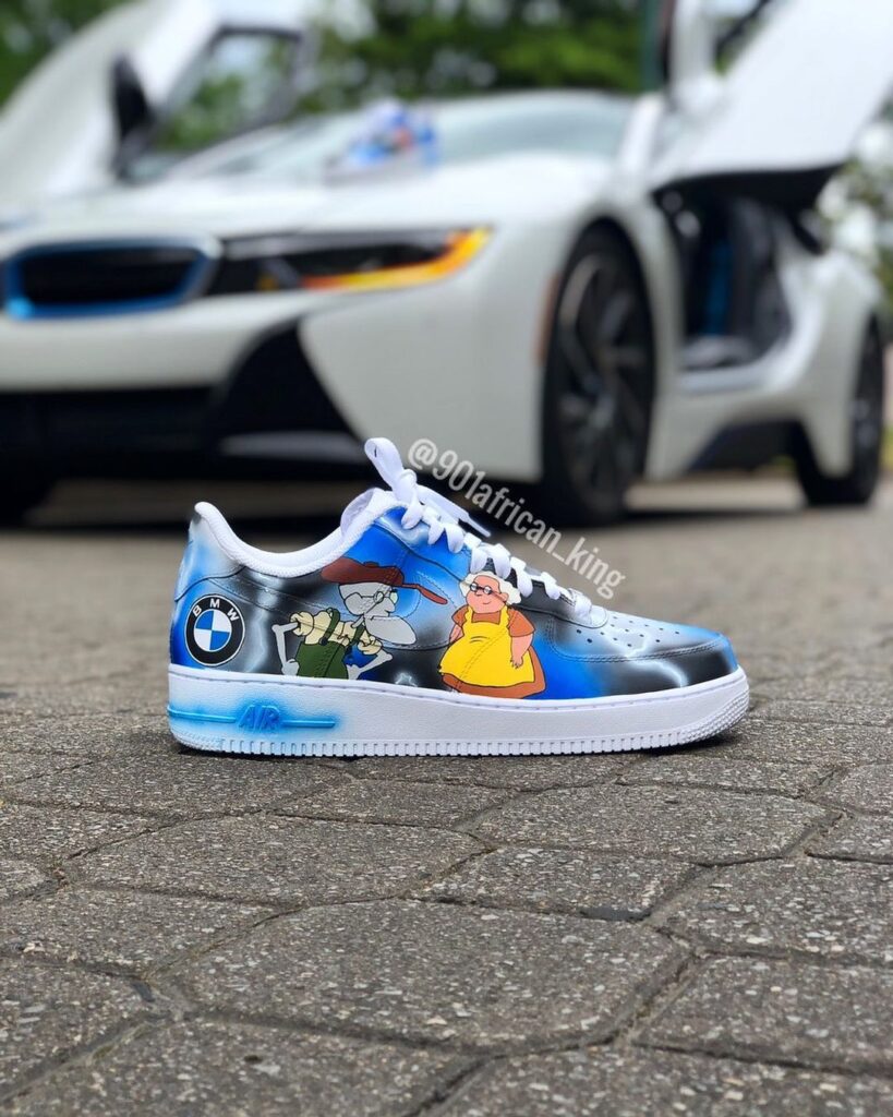 Courage the Cowardly Dog Air Force 1 Custom Daniel Customs