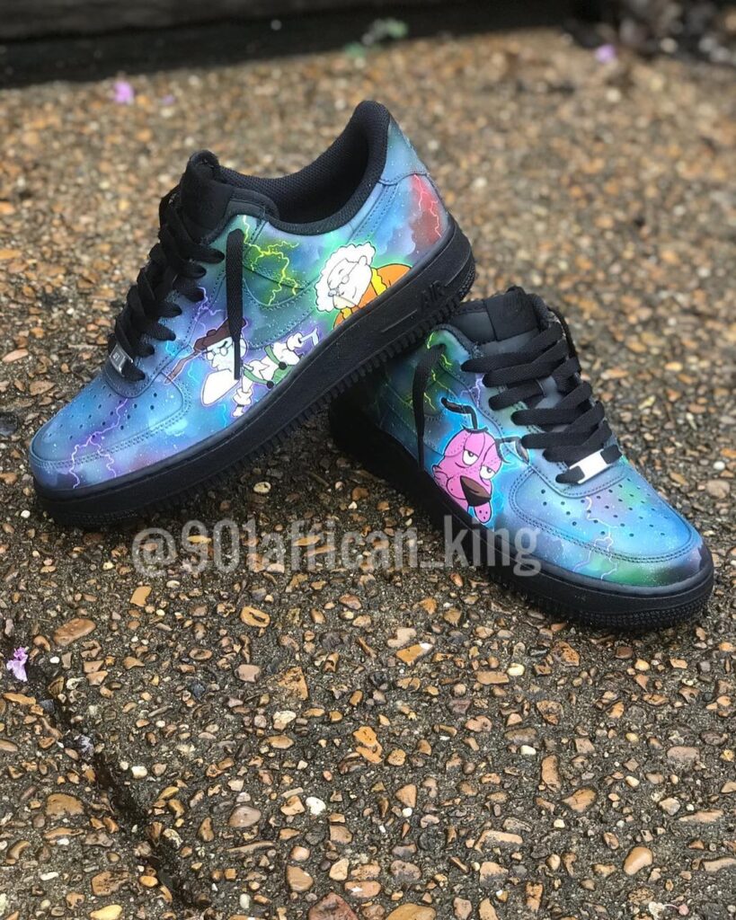 Courage the Cowardly Dog Air Force 1 Custom Daniel Customs
