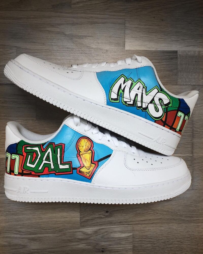 Dallas Mavericks Air Force 1 Custom