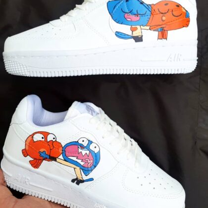 Darwin and Gumball Air Force 1 Custom