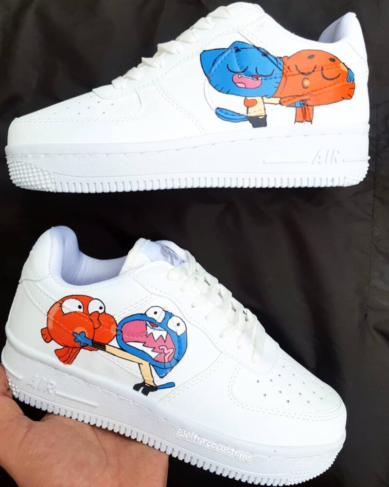 Darwin and Gumball Air Force 1 Custom