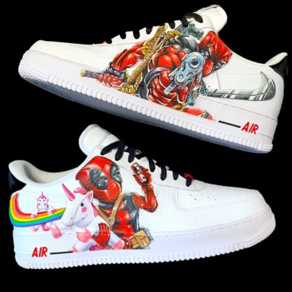 Deadpool Air Force 1 Custom