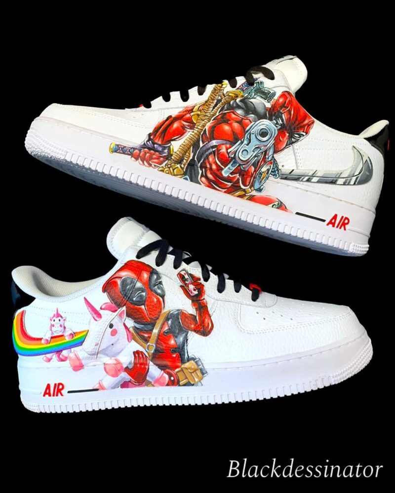 Deadpool Air Force 1 Custom