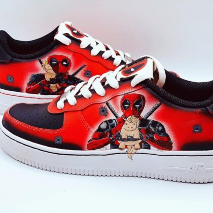 Deadpool Air Force 1 Custom