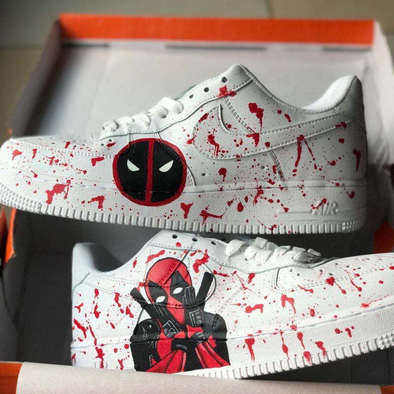 Deadpool Air Force 1 Custom