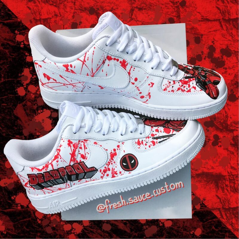 Deadpool Air Force 1 Custom