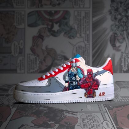 Deadpool x Thor x Captain AmericaAir Force 1 Custom