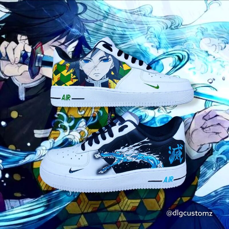 Demon Slayer Kimetsu no Yaiba Air Force 1 Custom