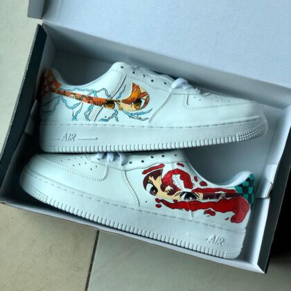 Demon Slayer Kimetsu no Yaiba Air Force 1 Custom