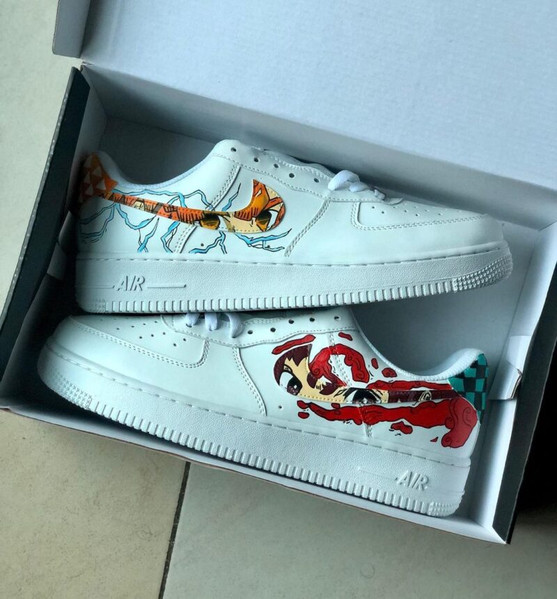 Demon Slayer Kimetsu no Yaiba Air Force 1 Custom