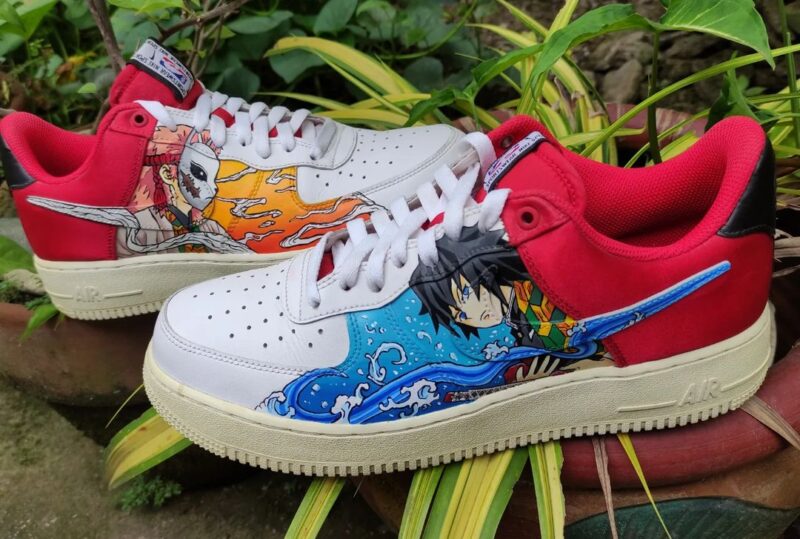 Demon Slayer Kimetsu no Yaiba Air Force 1 Custom