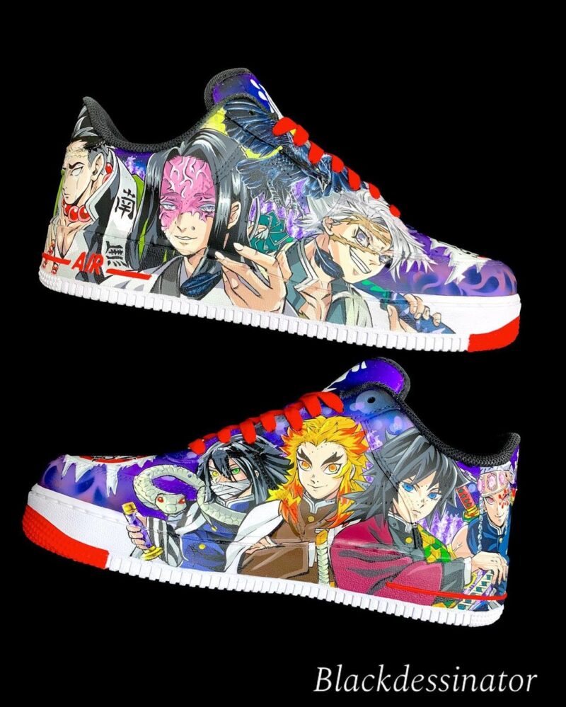 Demon Slayer Kimetsu no Yaiba Air Force 1 Custom