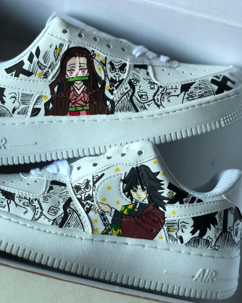 Demon Slayer Kimetsu no Yaiba Air Force 1 Custom