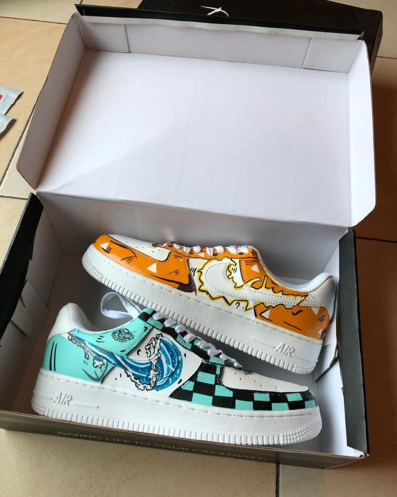 Demon Slayer Kimetsu no Yaiba Air Force 1 Custom