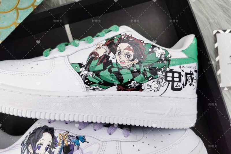 Demon Slayer Kimetsu no Yaiba Air Force 1 Custom