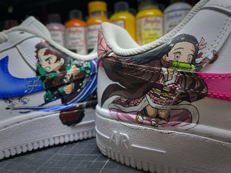 Demon Slayer Kimetsu no Yaiba Air Force 1 Custom