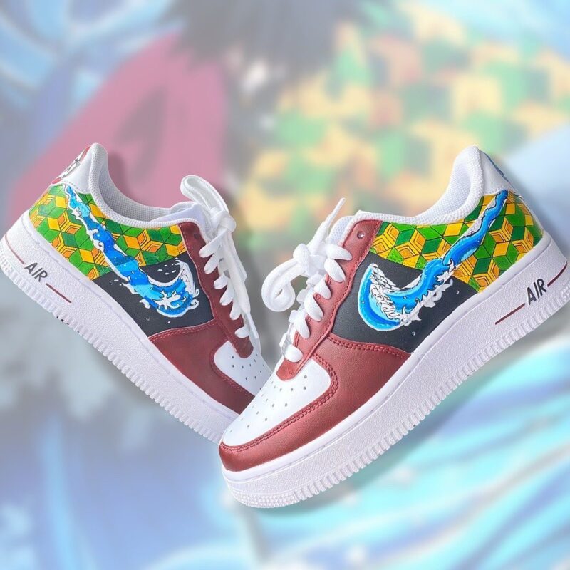 Demon Slayer Kimetsu no Yaiba Air Force 1 Custom