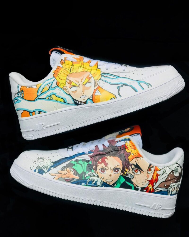 Demon Slayer Kimetsu no Yaiba Air Force 1 Custom