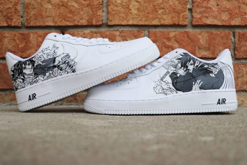 Demon Slayer Kimetsu no Yaiba - Giyu Air Force 1 Custom