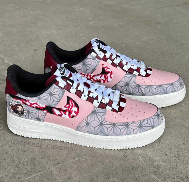 Demon Slayer Kimetsu no Yaiba - Nezuko Air Force 1 Custom