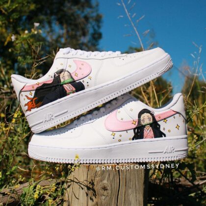 Demon Slayer Kimetsu no Yaiba -Nezuko Air Force 1 Custom