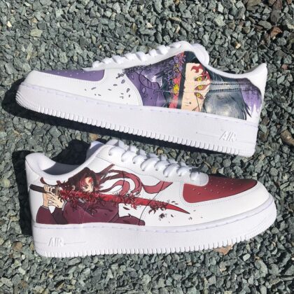 Demon Slayer Kimetsu no Yaiba - Yoriichi x Kokushibou Air Force 1 Custom