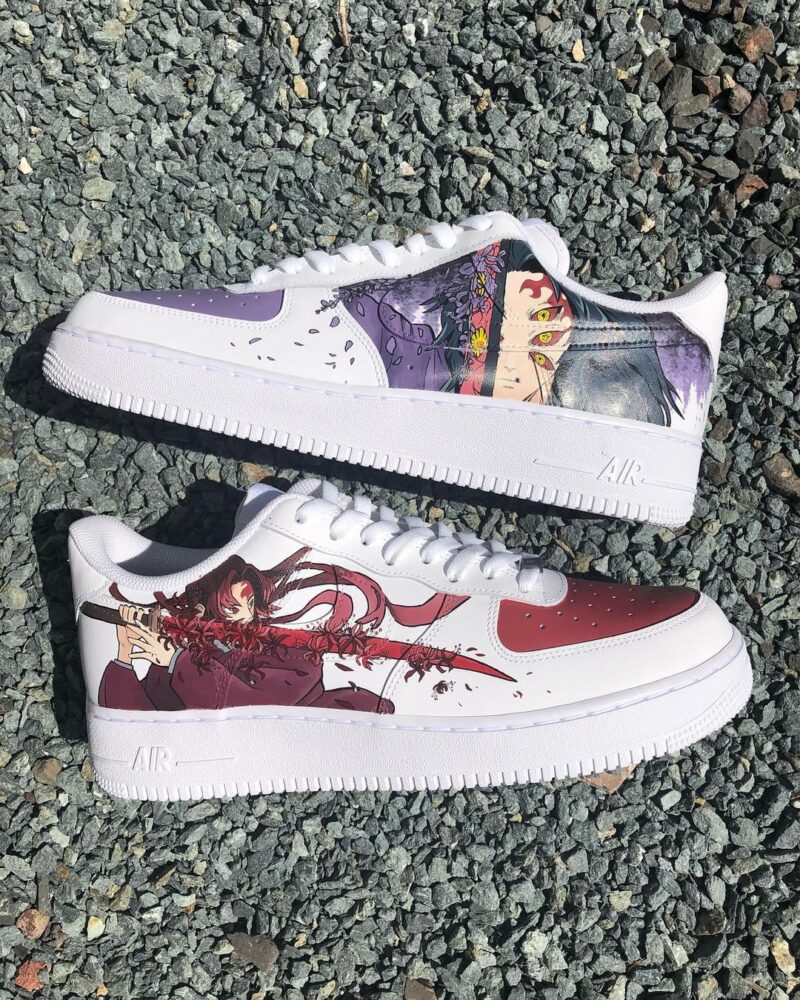 Demon Slayer Kimetsu no Yaiba - Yoriichi x Kokushibou Air Force 1 Custom