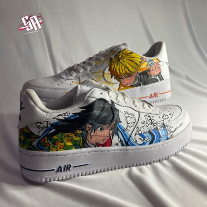 Demon Slayer Kimetsu no Yaiba - Zenitsu x Giyuu Air Force 1 Custom