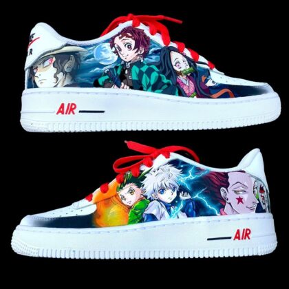 Demon Slayer x Hunter x Hunter Air Force 1 Custom