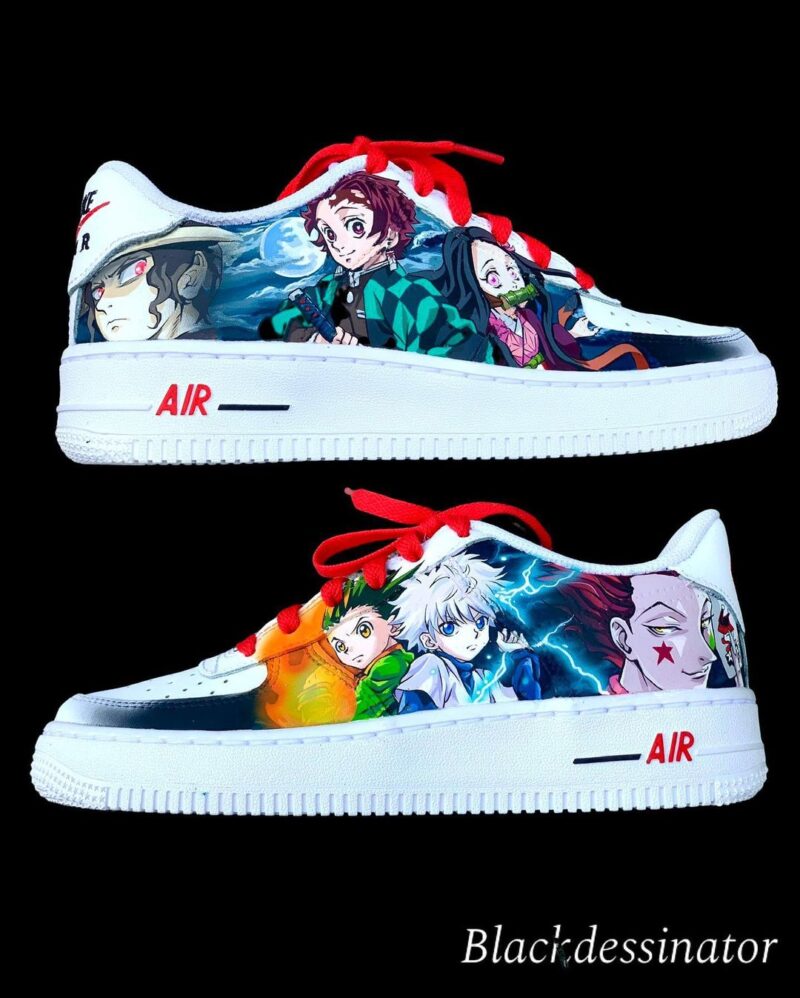 Demon Slayer x Hunter x Hunter Air Force 1 Custom