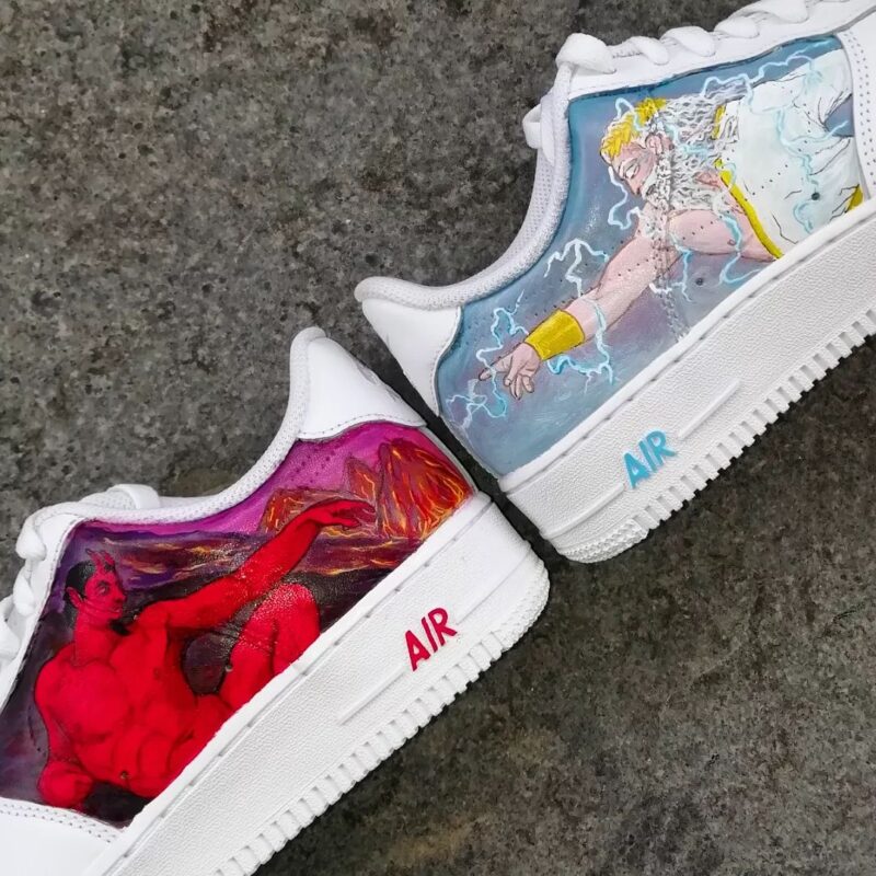 Devil x Zeus Air Force 1 Custom