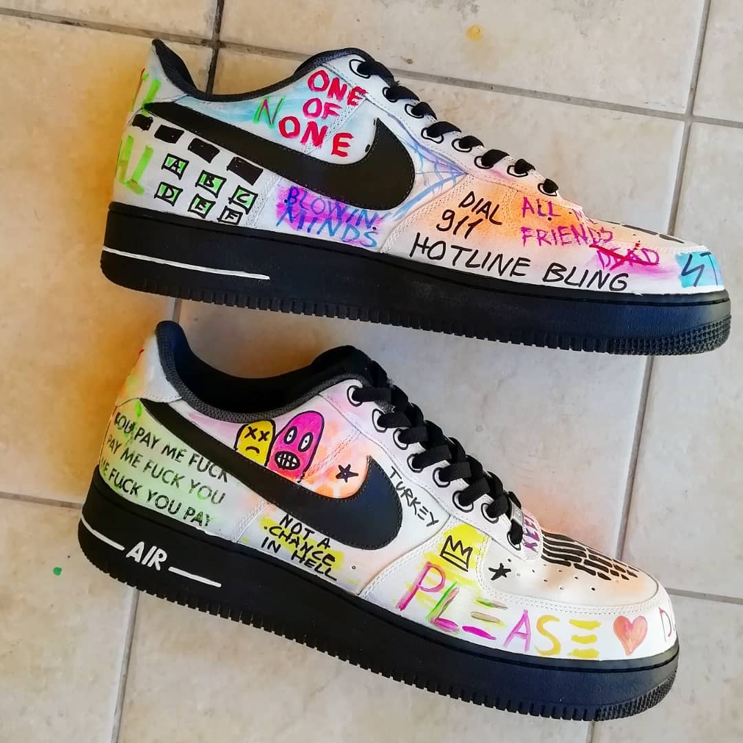 Doodle Air Force 1 Custom - Daniel Customs