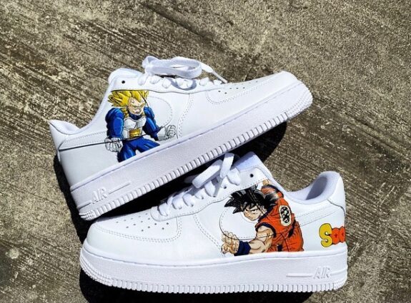 Dragon Ball - Goku x Vegeta Air Force 1 Custom - Daniel Customs