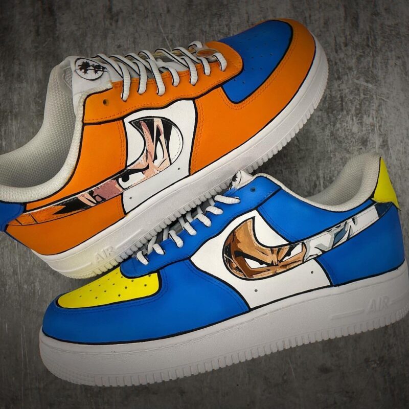 Dragon Ball - Goku x Vegeta Air Force 1 Custom