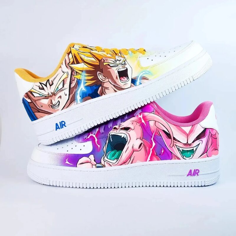 Dragon Ball - Majin Vegeta x Kid Buu Air Force 1 Custom