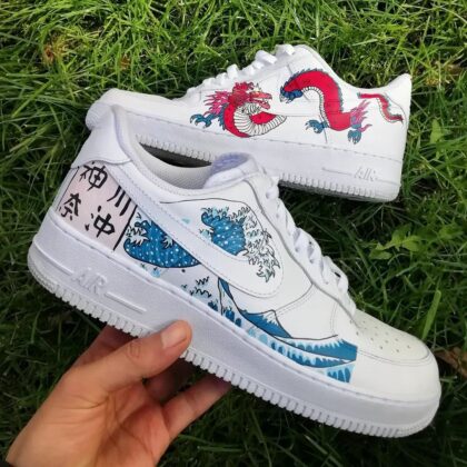 Dragon x Kanagawa wave Air Force 1 Custom