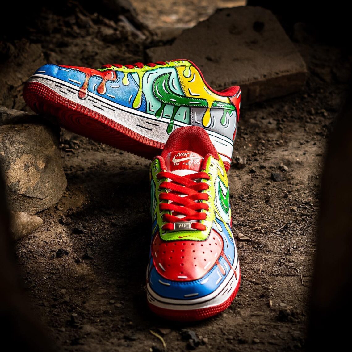 custom air force 1 drip cheap