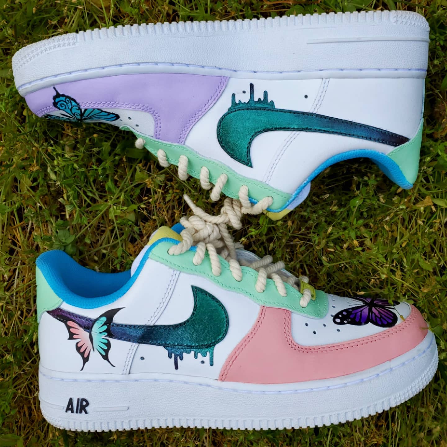 Custom Drip Butterfly AF1 – The Accessory Circle by X Terrace