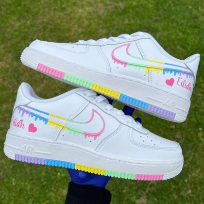 Drip Pastel Air Force 1 Custom