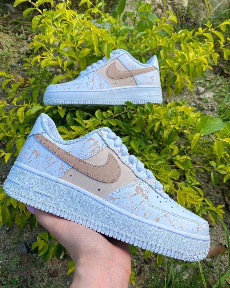 Dripping Tonos Nude Air Force 1 Custom