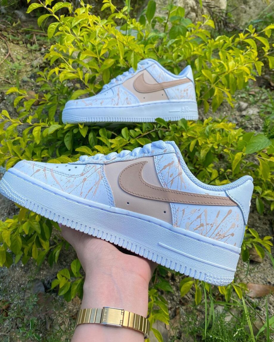custom nude air force 1