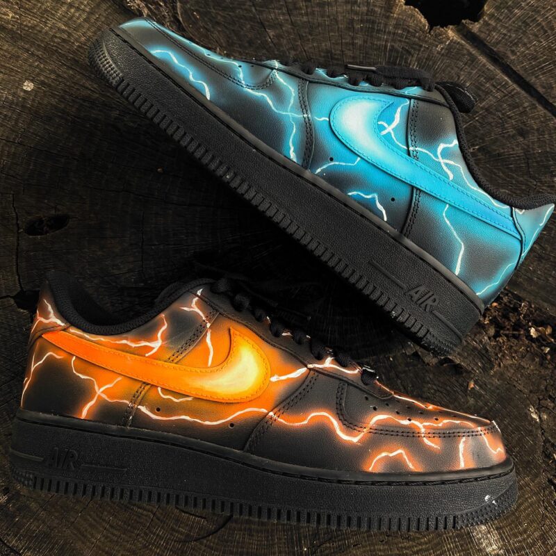 Electric Lightning Air Force 1 Custom