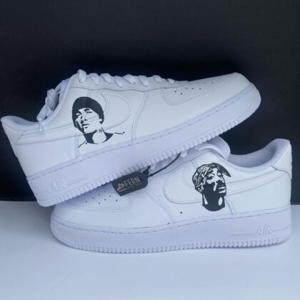 Eminem x Tupac x Nas x Biggie Air Force 1 Custom