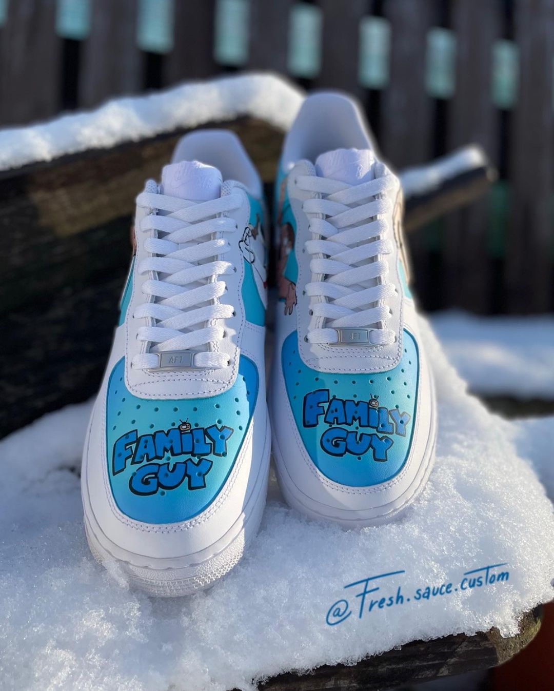 Sneakers, Womens FAMILY GUY * AF1 custom shoes * hand-painted shoes x  airbrush * made to order * air force 1