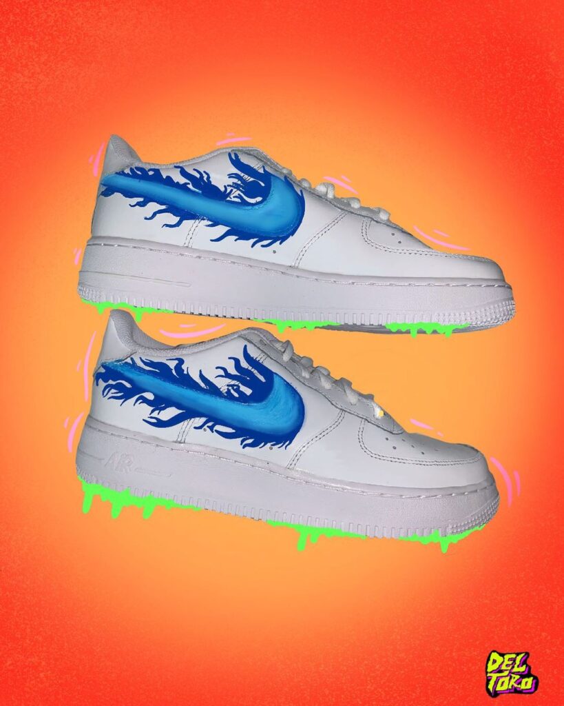 fire air force 1 custom