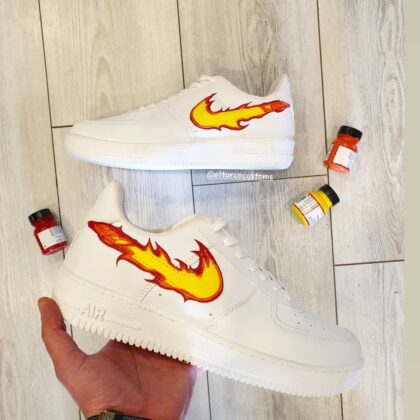 Fire Air Force 1 Custom